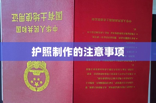 盘锦护照制作的注意事项